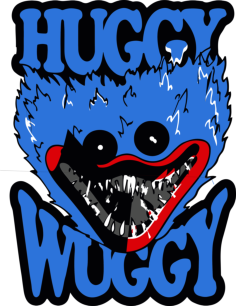 Huggy Wuggy 5 Craft Design Svg File, Free Vectors File
